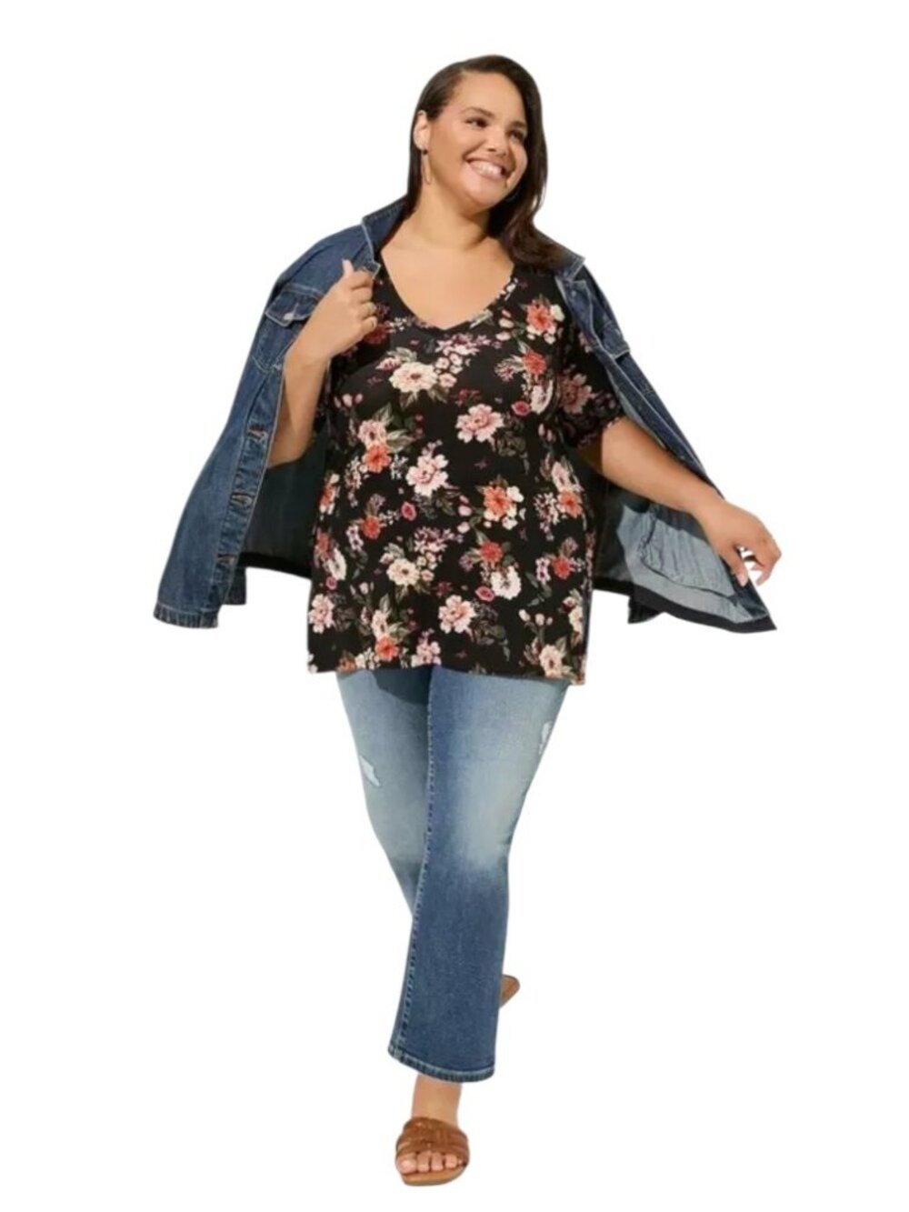 Torrid Favorite Tunic Super Soft V-neck Blouse